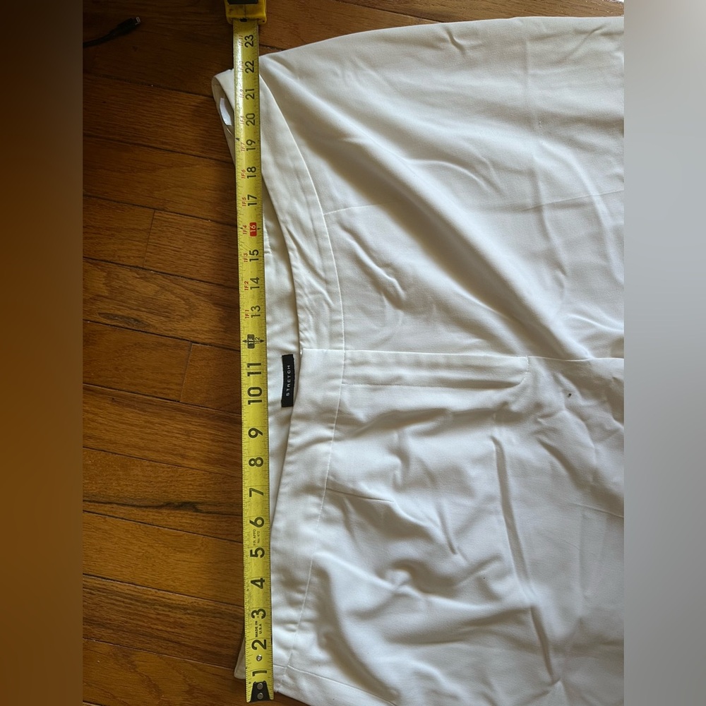 Jones N.Y. Collection Woman Stretch White Dress Pants Lined Summer Trousers 22W - Picture 7 of 15